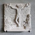 Station 6 – Jesu Tod: Schemenhaft erkennt man das Neue Jerusalem. 